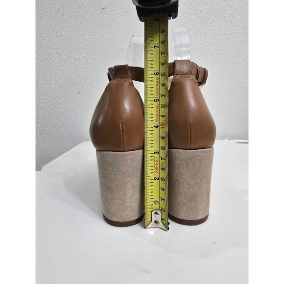 MICHAEL Michael Kors Women's Desiree Wedge Sandals Brown Leather Upper Size 6.5 - Picture 9 of 9